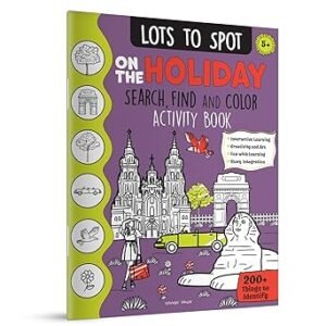 Lots To Spot On The Holiday Search Find And Color Activity Book