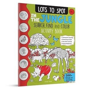 Lots To Spot In The Jungle Search Find And Color Activity Book