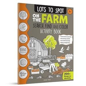 Lots To Spot On The Farm Search Find And Color Activity Book