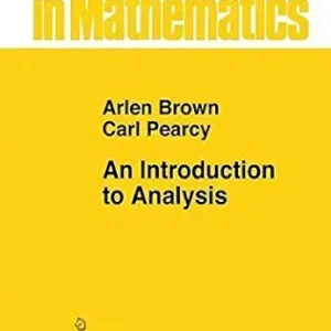 An Introduction To Analysis