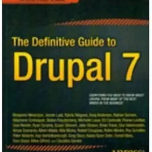 The Definitive Guide To Drupal 7