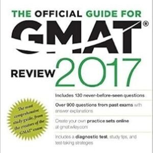 The Official Guide For Gmat Review 2017