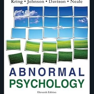 Abnormal Psychology, 11Th Edition