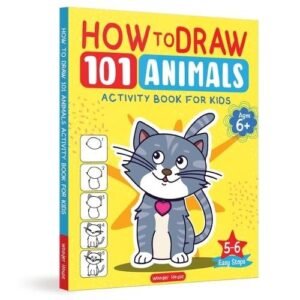 How To Draw 101 Animals Activity Book For Kids